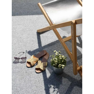 Rasenteppich , Grau , Textil , Uni , rechteckig , 200x1900 cm , Made in Eu , beliebig kürzbar, in verschiedenen Größen erhältlich, UV-beständig, pflegeleicht, strapazierfähig, leicht zusammenrollbar , Teppiche und Böden, Terrassenböden & Balkonböden, Kunstrasen