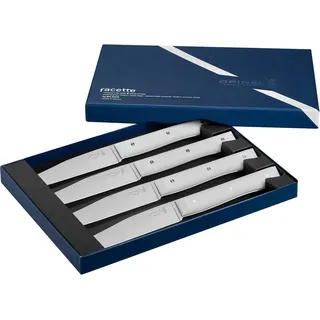 Opinel Tischmesserset Facette 4-teilig Weiß