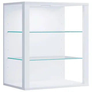 VCM Hängevitrine Glasol 52 x 35 x 60 cm Weiß