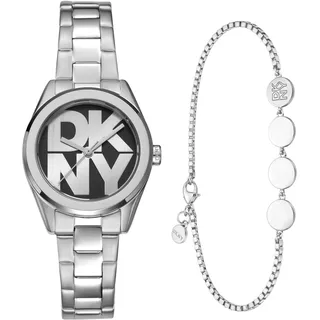 DKNY Logo Watch Set Edelstahl 28 mm DKNY