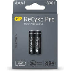 GP Batteries B2218 (2 Stk., 1/2 AAA, 800 mAh), Batterien + Akkus