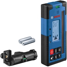 Bosch Professional Laser-Empfänger LR 60 (Empfängerhalterung RB 60, 2 AA Batterien, Reichweite: bis zu 300 m Radius, ideal für Rotationslaser GRL 600 CHV)
