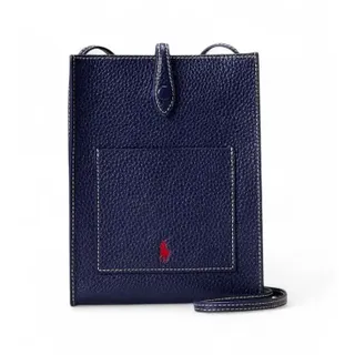 Polo Ralph Lauren für Damen. 427960562009 Polo Play Umhängetasche aus marineblauem Leder (OSFA), Lässig