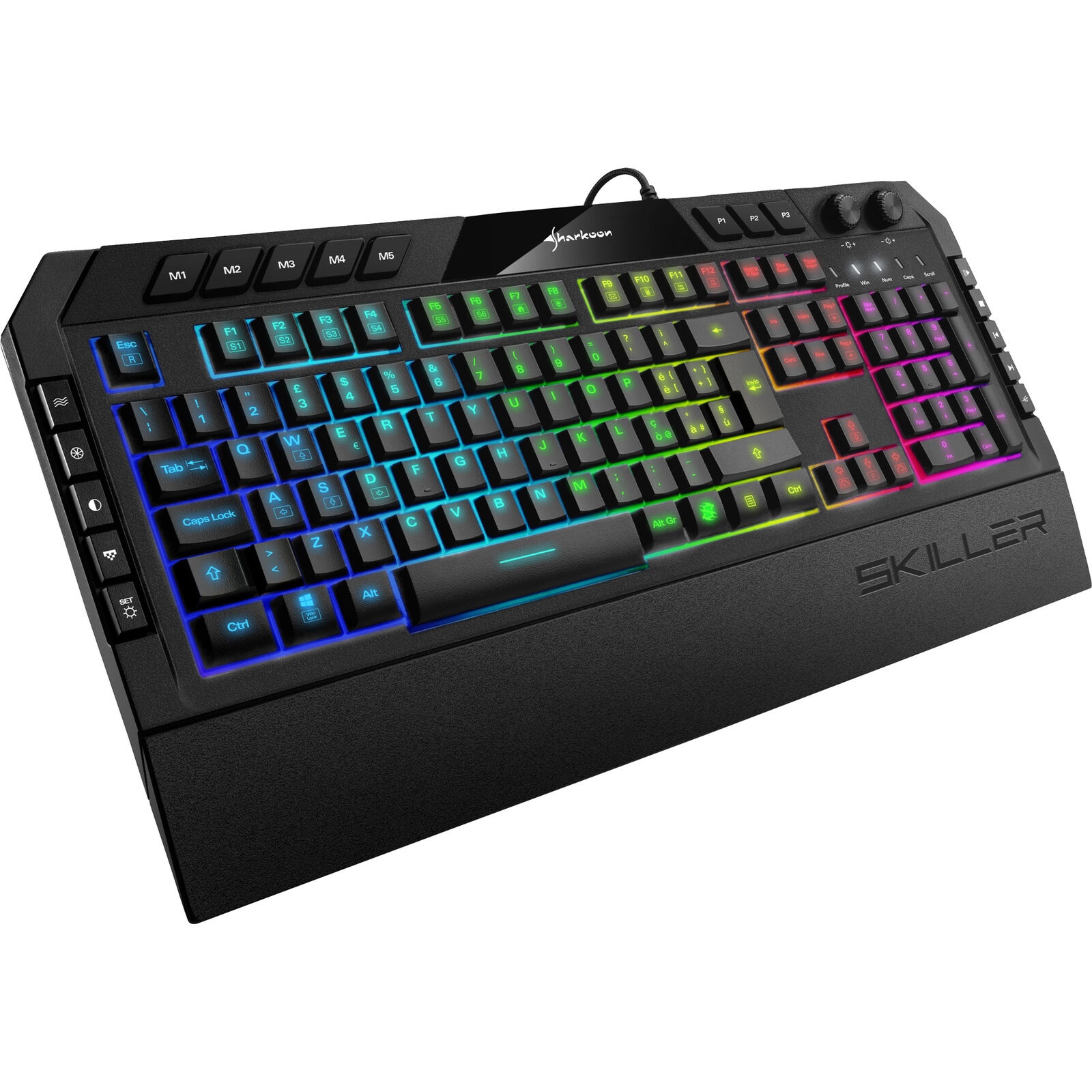 Bild von SKILLER SGK5 Gaming-Tastatur, schwarz, IT-Layout