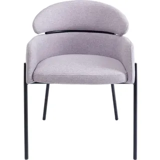 Kare Design Armlehnstuhl Alexia Lavendel, Polsterstuhl, Esszimmerstuhl, modern, Sitzhöhe 46cm