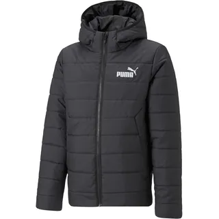 Puma Jungen ESS Padded Jacket Wattierte Jacke, Schwarz, 110