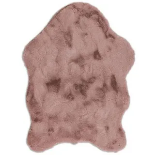Schöner Wohnen Kunstfell Tender, Altrosa, Textil, Tierform, 70x110 cm, für Fußbodenheizung geeignet, waschbar, pflegeleicht, Teppiche & Böden, Teppiche, Fellteppiche