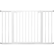 BabyDan Premier Safety Gate with 6 Extensions White 112-119.3 cm