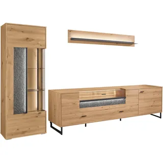 Set One by Musterring TV-Wand »Deltona« 3 Stk. tlg., braun