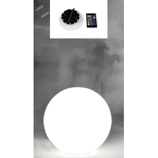 Kloris Leuchtende Design-Kugel für den Garten, Durchmesser 45 cm, mit dimmbarer Beleuchtung, solarbetrieben, LED, RGB, mit Fernbedienung, IP65, hergestellt in Italien