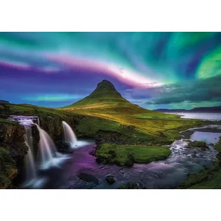 Ravensburger Erwachsenenpuzzle 1000 Teile - Nordlichter über Kirkjufell