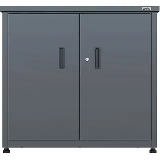weka Metall-Terrassenschrank Gary 2, 90 x 62,5 x 85,5 cm, Metall, Anthrazit