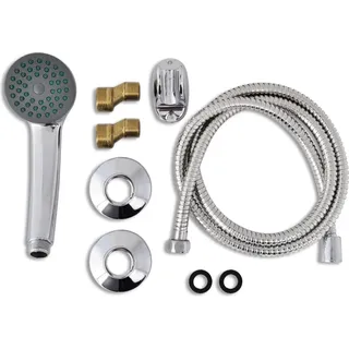 vidaXL Bad Dusche Mischbatterie Set Chrom - Silber