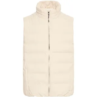 Steppweste SOLID "Steppweste SDMilas", Herren, Gr. L, beige (oatmeal), Obermaterial: 100% Polyester PES., Westen Steppweste