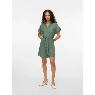 Vero Moda Shirtkleid Grün L
