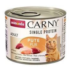 12x200g Curcan pur Adult Animonda Carny Single Protein hrană pisici