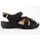 Komfort-Sandalen Damen Schwarz 38