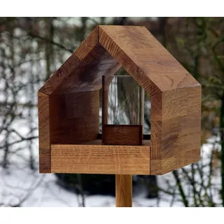 Luxus-Vogelhaus Dobar Design-Vogelhaus »Bauhaus I« Eiche, natur
