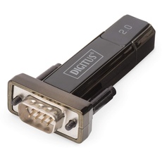 Bild von Adapter USB-A 2.0 Stecker auf seriell RS-232 Stecker (DA-70167)
