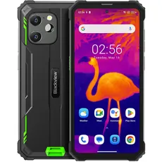 Blackview BV8900 - Smartphone - FLIR Wärmebildkamera Stoßfest - 6.5'' Bildschirm - 256Go ROM / 8Go RAM - 50 MPx Foto, Android 13 - Grüne