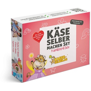 Käse selber Machen Set Käseset für Kinder Geschenkidee - Kinderedition ROSA