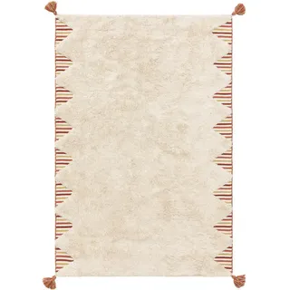Lytte Wollteppich Floki Ivory 160x230 cm , Creme , Textil , Rechteckig , 160x230 cm , Gots , pflegeleicht , Teppiche und Böden, Teppiche, Schafwollteppiche