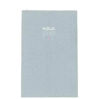 Grafik-Werkstatt Geschirrtuch |Trockentuch mit lustigem Spruch | Weltbeste Köchin, Grün