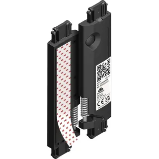 NODON, Unsichtbarer Öffnungssensor Batterielos EnOcean Kompatibel IPX3, Schwarz