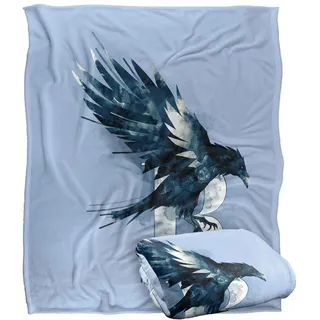 HARRY POTTER Silky Touch Optimalweiche Kuscheldecke, 152 x 127 cm