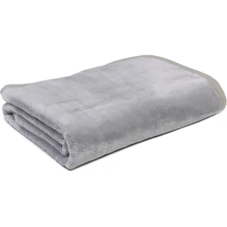 Gözze Plaid GÖZZE "Haustierdecke Cashmerefeeling", silber (silberfarben), B:75cm L:100cm, Polyester, Wohndecken, strapazier- und widerstandsfähig