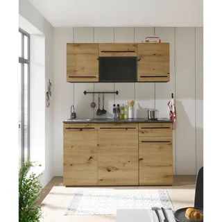 BASIC by Balculina Küchenzeile Jazz 160 cm beige