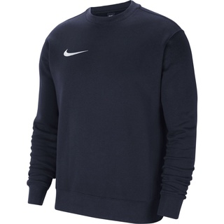 Nike Herren M Nk Flc Park20 Crew Shirt, Obsidian/White, S