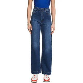 ESPRIT Damen Jeans 992ee1b359, Blue Medium Washed, 33W / 32L