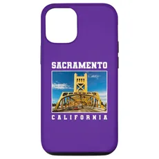 Hülle für iPhone 15 Tower Bridge, Sacramento, Skyline, Kalifornien, Souvenir