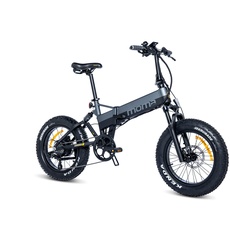 Moma Bikes Elektrische, E-FAT 20" PRO, SHIMANO 8 Gänge, Hydraulische Scheibenbremsen, Batterie Ion Lithium integriert und abnehmbar 48V 15Ah