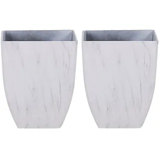 Beliani Miro 35 x 35 x 42 cm Weiß