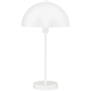 Tischleuchte Nachttischlampe Metall 46,2 cm E14 Weiß Wohnzimmer Schlafzimmer