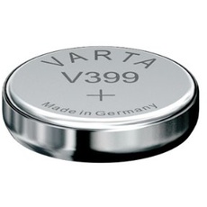 Varta Uhrenbatterie Type: V399 Spannung: 1,55 V Größe: 2,7 mm Durchmesser: 9,5 mm Blister PDA-Punkt