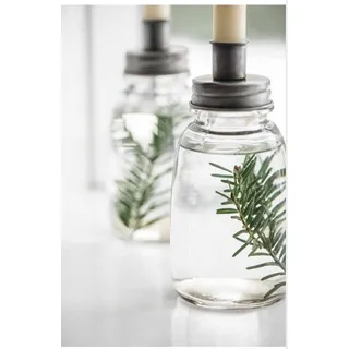 IB Laursen Stabkerze Kerzen ROT red Leuchter 1 Stück Tafel 11cm Satz Weihnachten - Rot