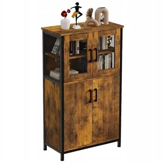Rustikale Kommode, Retro-Vintage-Loft-Sideboard für Esszimmer und Küche