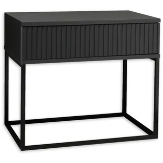Möbel Boss Nachtschrank 60 x 52 x 38,5 cm Graphit