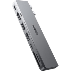 Bild 547 USB-C Hub, (7-in-2) für MacBook, in Grau)
