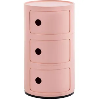 Kartell Componibili Bio, Container 3-fächer, Rosa
