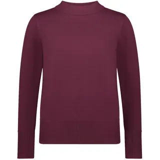 Strickpullover BETTY BARCLAY "Strickpullover mit Stehkragen", Damen, Gr. 40, lila (schwarz aubergine), Obermaterial: 55% Viskose CV. 30% Polyester PES. 15% Polyamid PA., Pullover Strickpullover