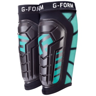 G-Form Pro-S Vento Fußball Schienbeinschoner Kinder black/green logo S/M