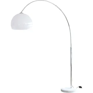 SalesFever Bogenlampe 208 cm weiß