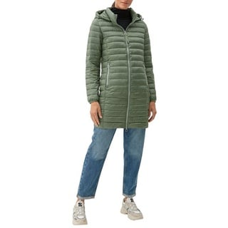 S.Oliver Damen Steppmantel, Khaki/Oliv, 46