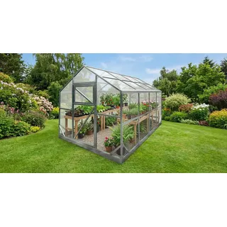 Gewächshaus aus Polycarbonat von Garten Dream "Victoria Mini" 2,5x6m mit 4mm Polycarbonat