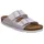 Damen, Frauen, Klassische Sandalen, Sandalen,Pantoletten,Sommerschuhe,Hausschuhe,Kork-fußbett,Offwhite,38 EU / 5 UK
