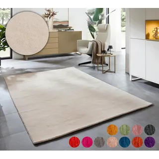 OTTO home Karchau Wollteppich 170 x 240 cm Beige